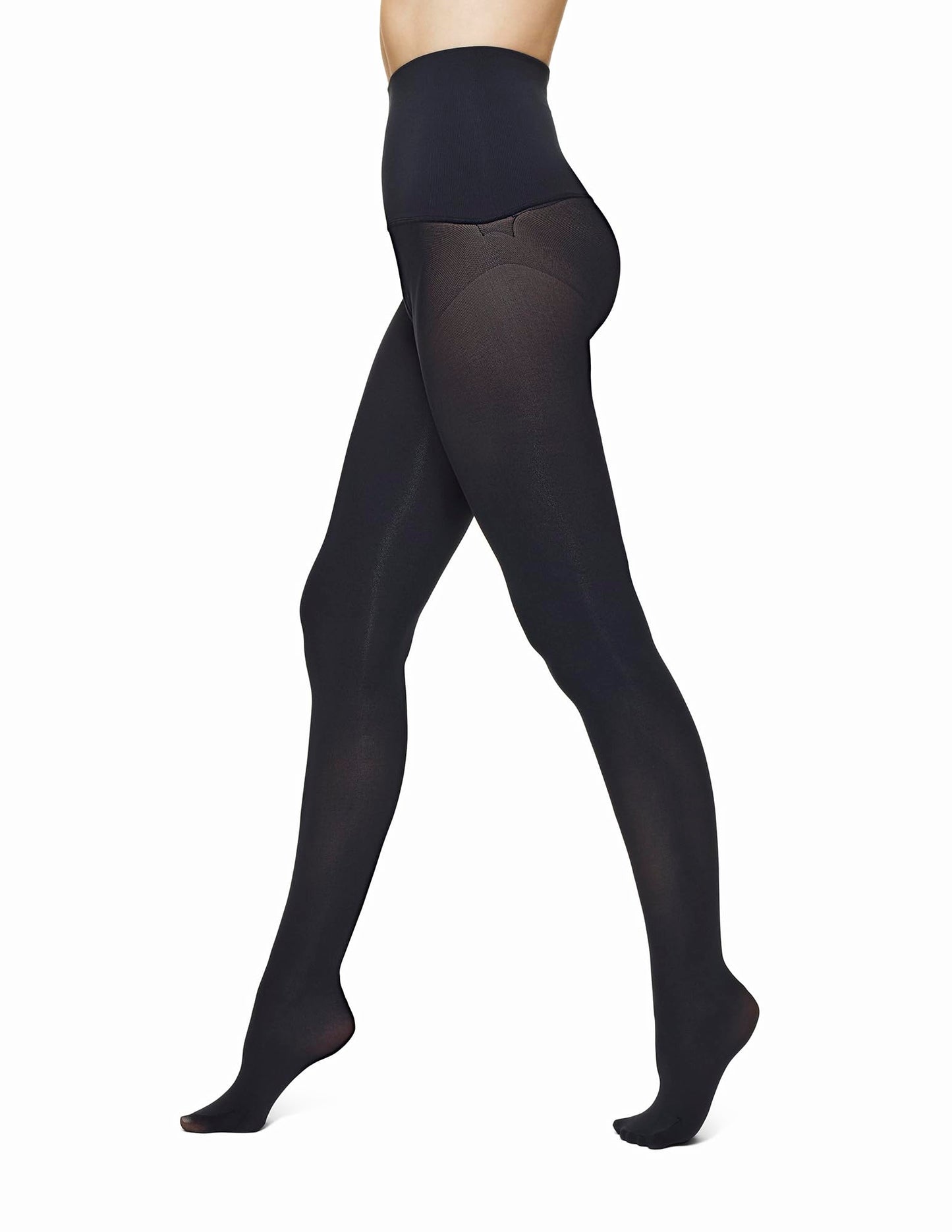 HUE Women's Tights with Yoga Waistband, Black, 1 - Medaid International