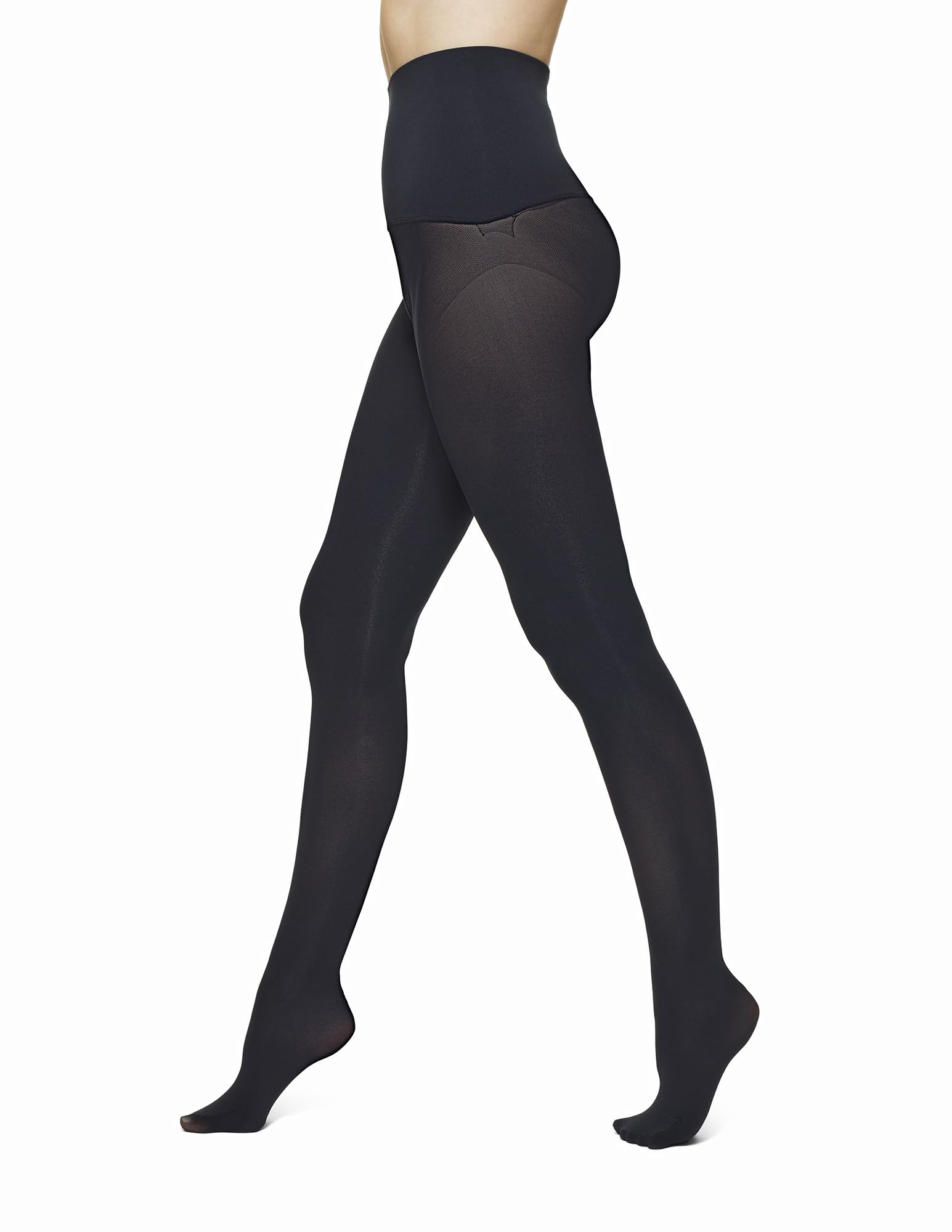 HUE Women's Tights with Yoga Waistband, Black, 1 - Medaid International