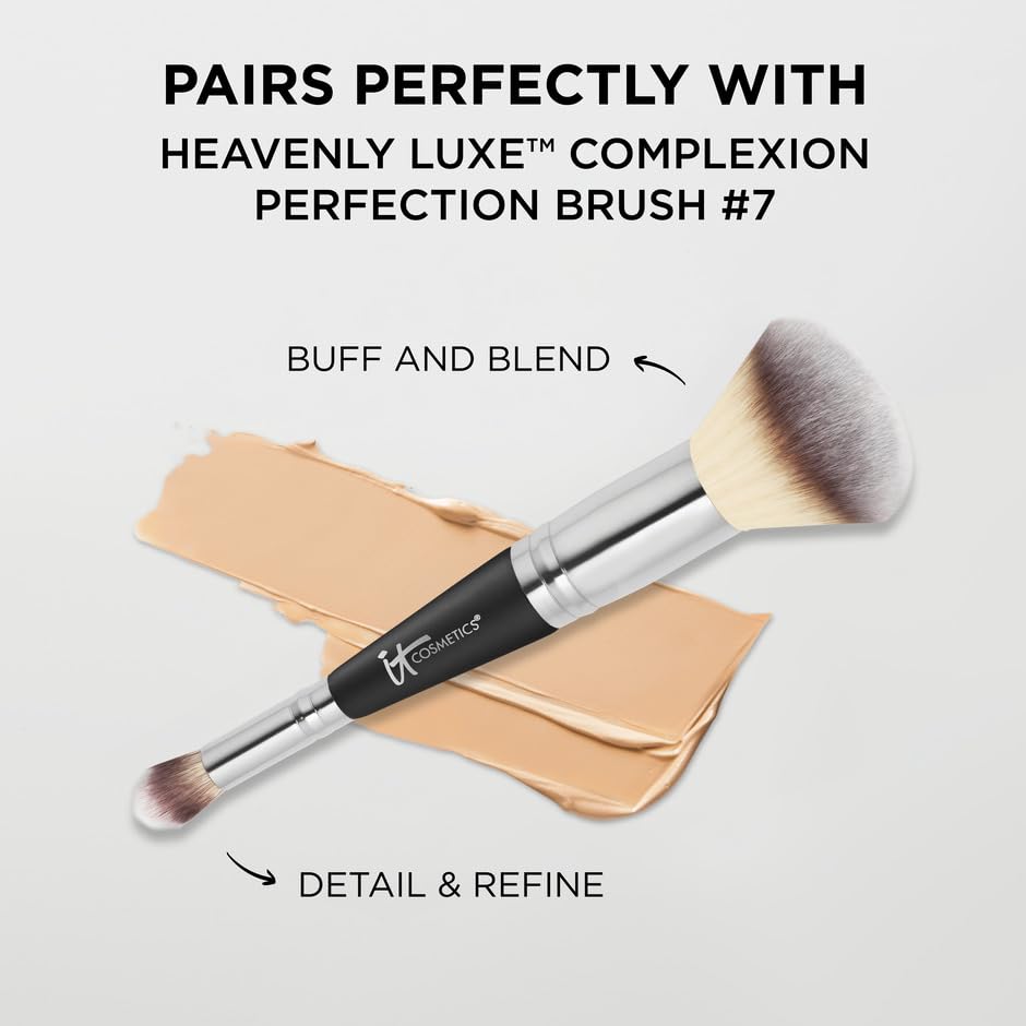 IT Cosmetics Bye Bye Redness Full Coverage Color Correcting Cream (Light Beige) - Redness Neutralizing Tinted Face Moisturizer, 12HR Hydration, Hyaluronic Acid, Colloidal Oatmeal - 0.37 fl oz - Medaid International