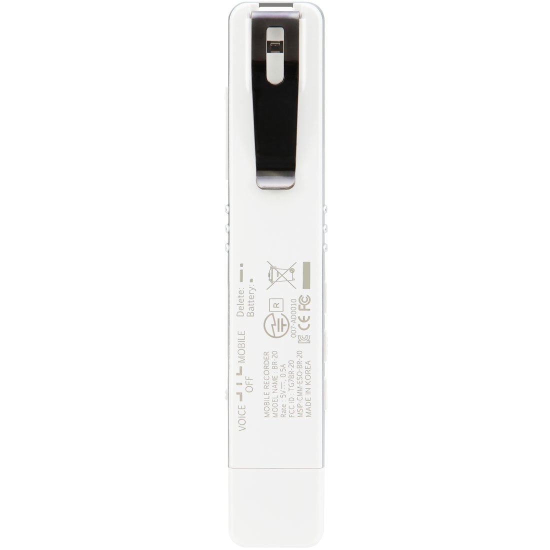 RecorderGear PR200 Cell Phone Call Recording Device, Bluetooth Enabled, iPhone and Android Mobile Recorder - Medaid International