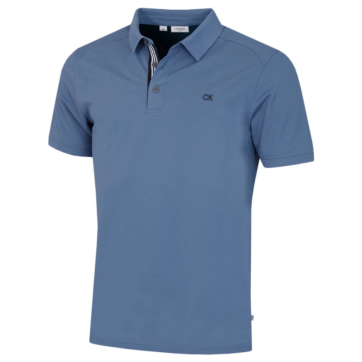Calvin Klein Men's Campus Sport Golf Polo Shirt - Denim Blue Sport - L - Medaid International