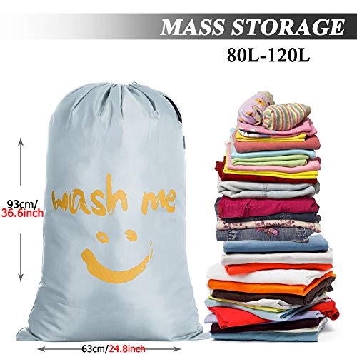 Ihomagic - Large Travel Laundry Bag, 120L Capacity, Hand Washable, Lightweight Design