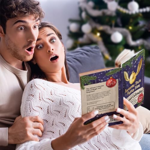 Awesome Facts for Potter Fans: The Unofficial Advent Calendar: Incredible Facts, Trivia Games, Recipes & Lots of Surprises | 25 + 6 Days Full of Magic (Activity & Trivia Book) - Medaid International