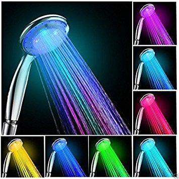 The Lord of the Deals - LED Multicolor Rainbow Shower Head with Automatic Color Change and Water Glow Effect