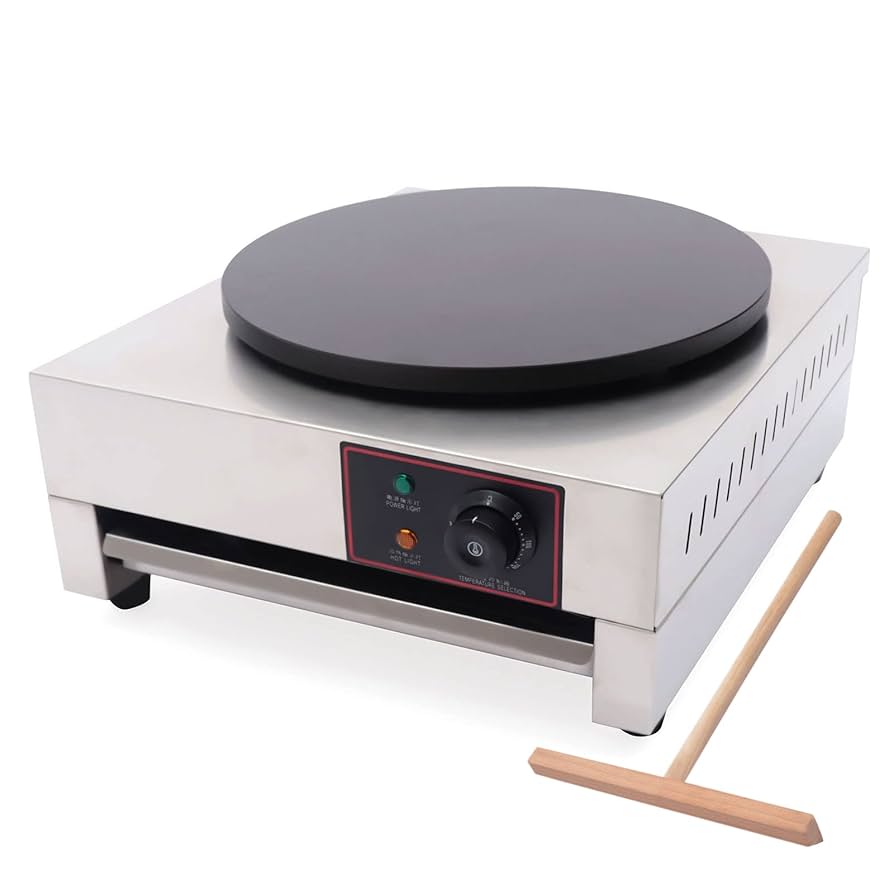 Crepe Maker Electric - High Efficiency, Dual Fuel Option