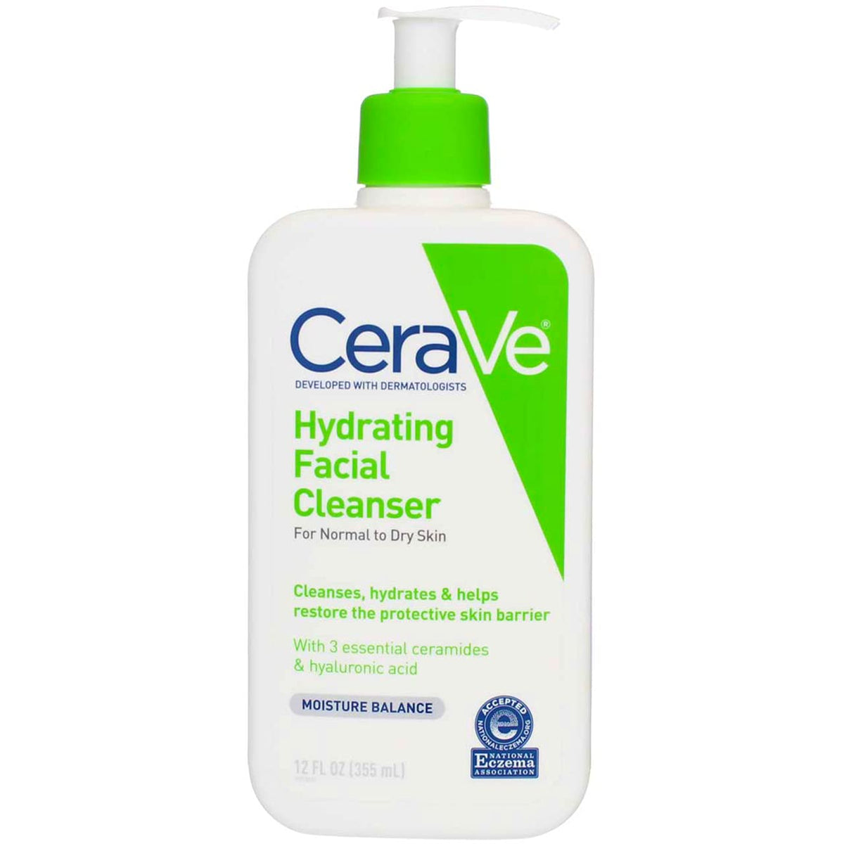 CeraVe Hydrating Cleanser for Normal to Dry Skin with Hyaluronic Acid
