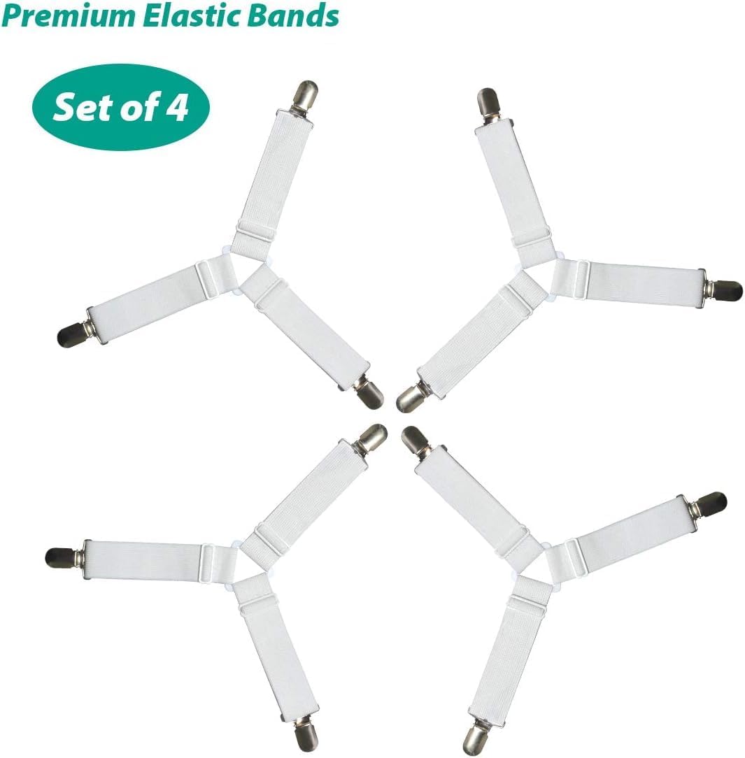 Set of 4 Bed Sheet Clips (20262c)