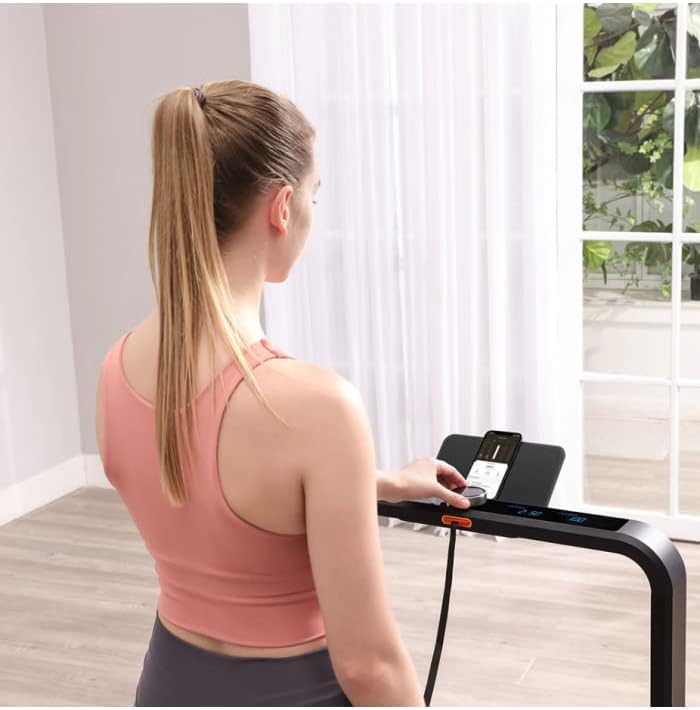 KINGSMITH Double fold Running Walking Pad NFC enabled smart sensors with integral aluminum alloy frame structure Speed 0.5 12 Km/H Walking In The Office, Gray, TRX21F, WalkingPad Treadmill X21|B07SSYX2WF