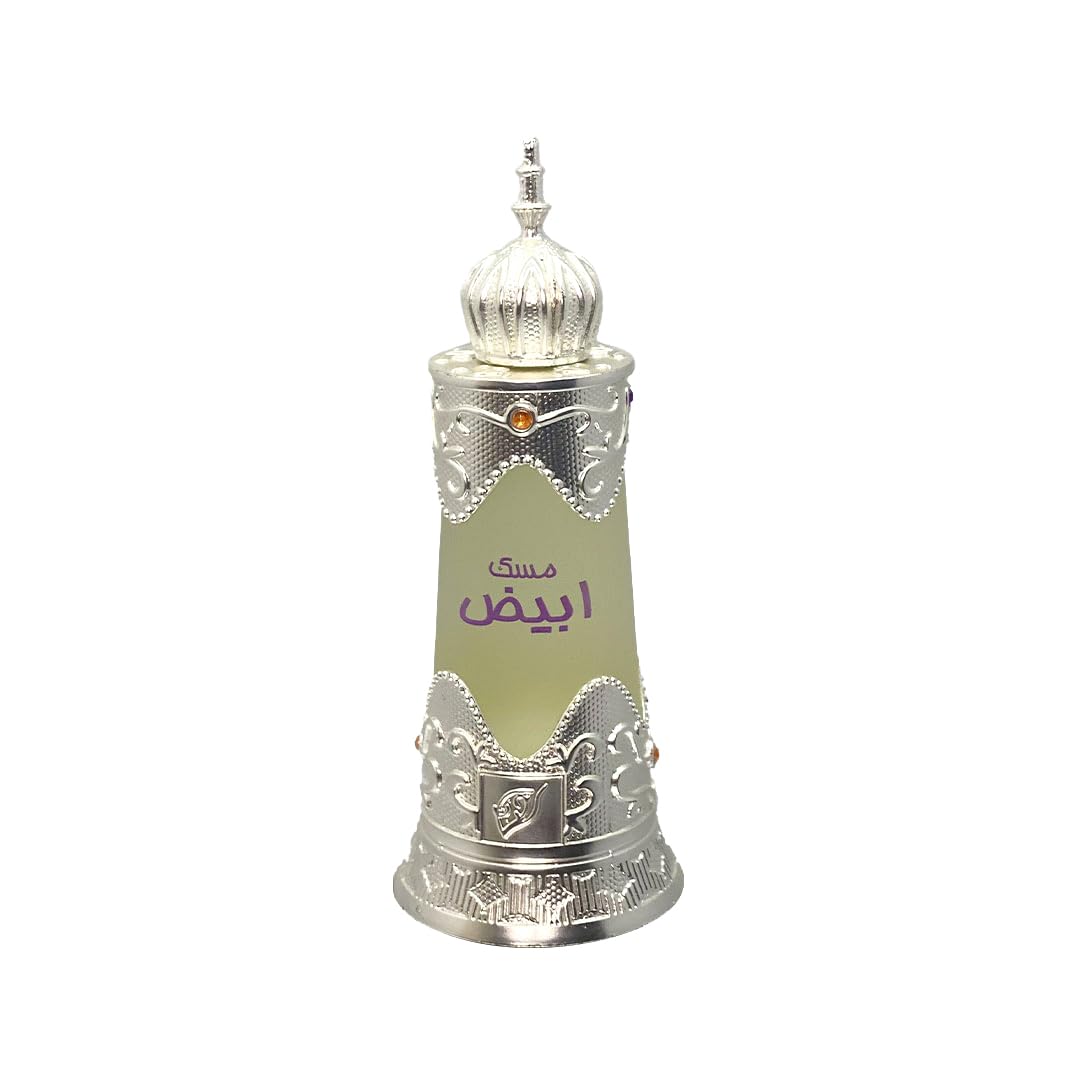 Afnan MUSK ABIYAD Concentrated Perfume Oil, Attar Oil CPO 20 ML - Medaid International