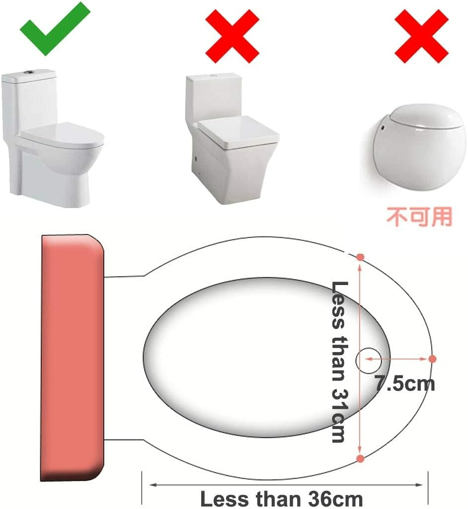 Portable Kids Bathroom Stairs Adjustable Baby Plastic Toilet Cover Potty Training Seat with safety handle - Medaid International