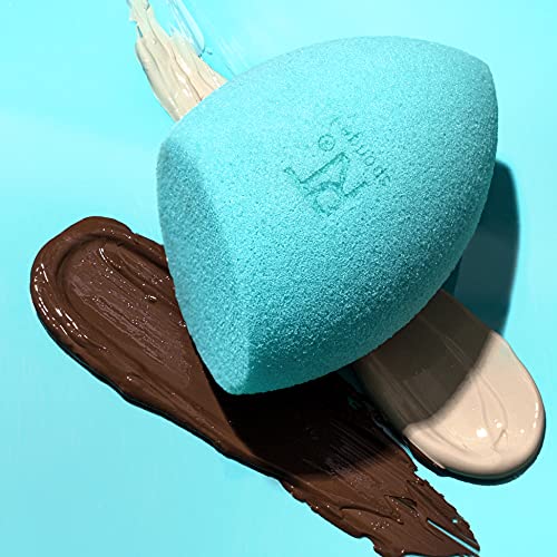 Real Techniques Miracle Airblend Sponge, Matte Makeup Blending Sponge, For Liquid, Cream, & Powder Products, Offers Medium To Full Coverage, Foundation Sponge, Latex-Free Foam, 1 Count - Medaid International
