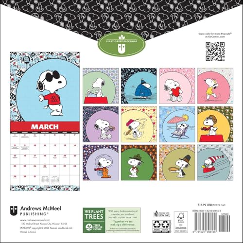 Peanuts®: Snoopy 2026 Wall Calendar - Medaid International