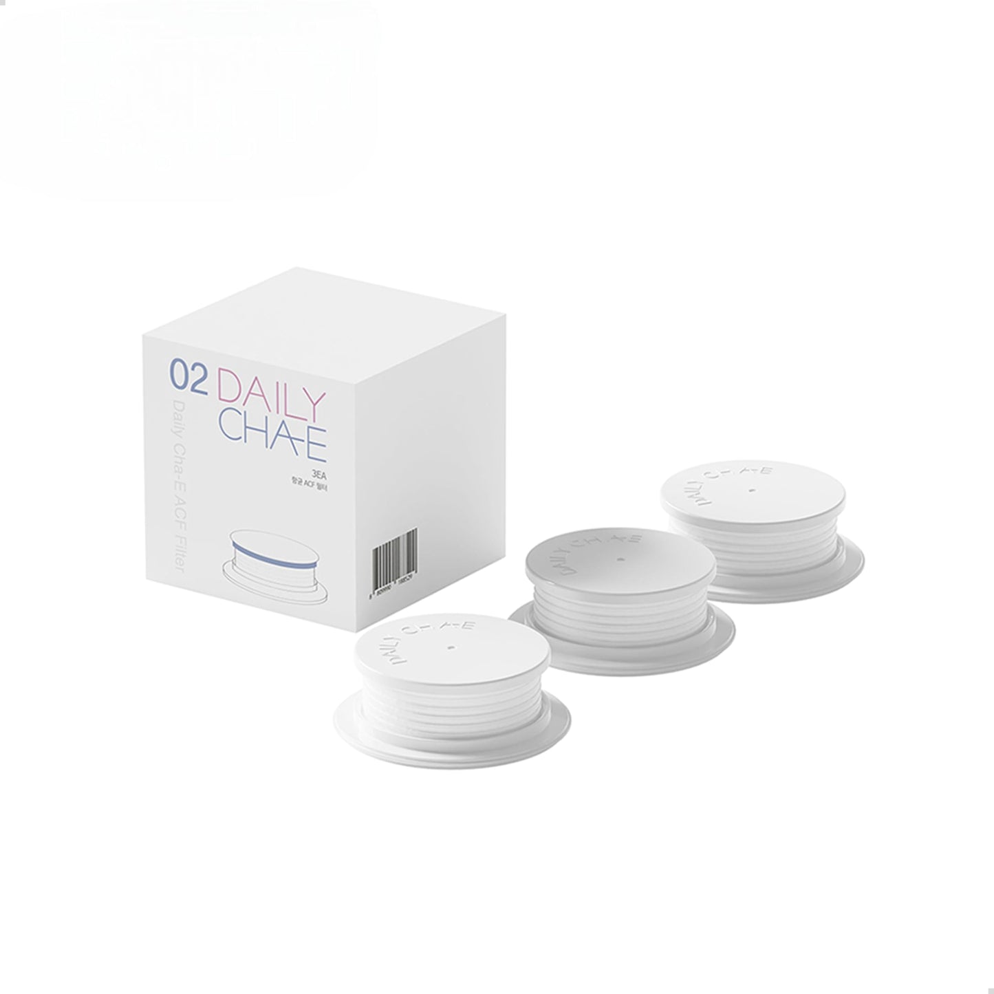 DailyCha-E Water purifier ACF Filter - 2-Step Filter System (Contains 3 Filters)