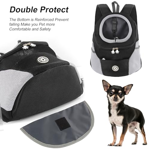 M Muncaso - Dog Carrier Backpack for Small Pets, Breathable Design, Waterproof, Airline Approved