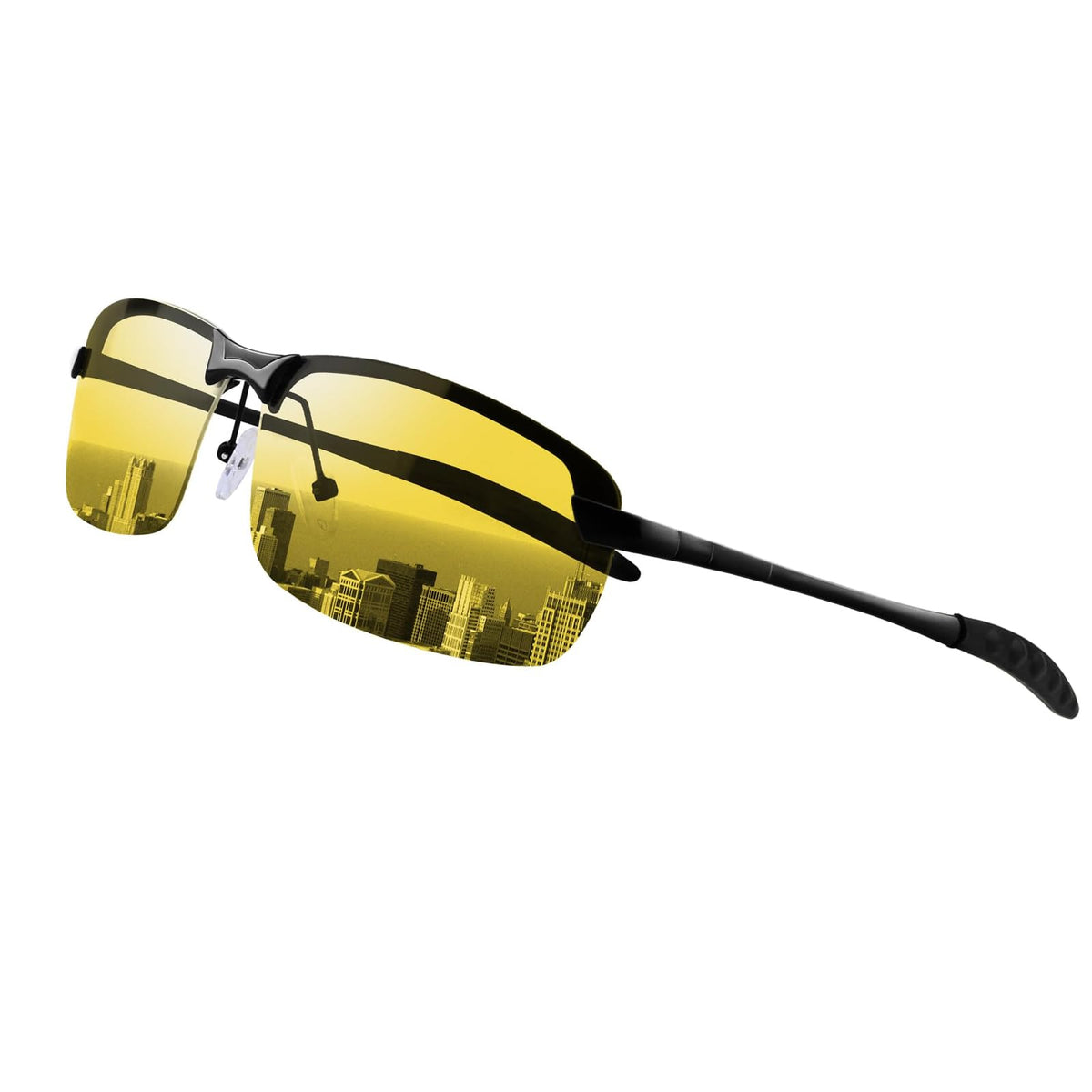 Polarized Sports Sunglasses, UV400 Protection Running Mountain Bike Sun Glasses