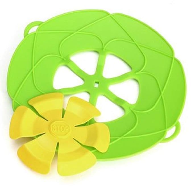Silicone Spill Stopper Lid – Anti-Boil Over Cooking Cover