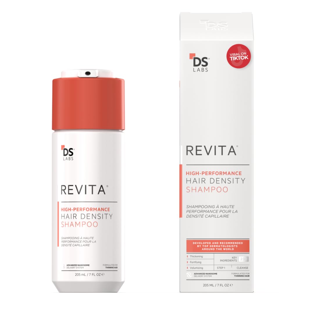 DS Labs Revita Shampoo, 205 mL – Scalp Refreshing Cleanse for Fuller Looking, Volumizing, Lightweight Hydration, Sulfate & Silicone Free, Color Safe, For Men & Women - Medaid International