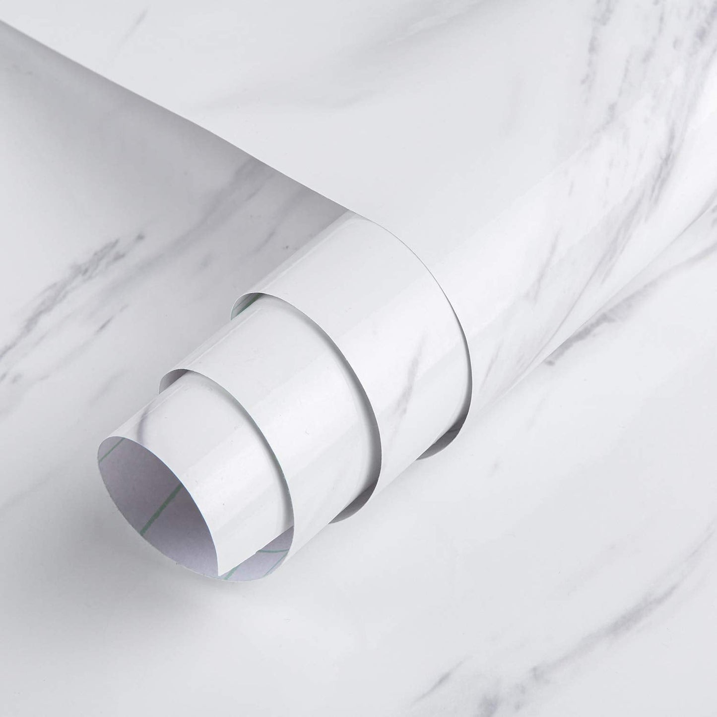 White Marble Contact Paper Textured Beige White Granite Wallpaper Peel Stick Countertop Contact Paper Removable Waterproof Adhesive Paper Thick Shiny Marble Look Wall Paper Kitchen Table Vinyl Wrap - Medaid International