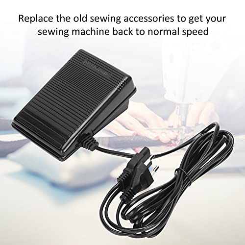 Axoc - Sewing Machine Foot Controller Pedal, 220V European Standard, Sturdy Design, Practical for Sewing Machines