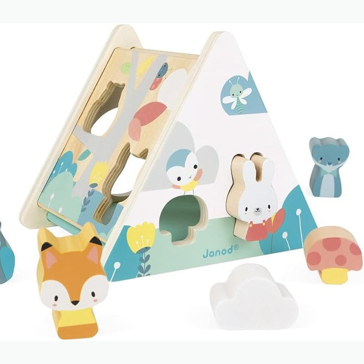 Janod - Pure Shape Sorter - Wood
