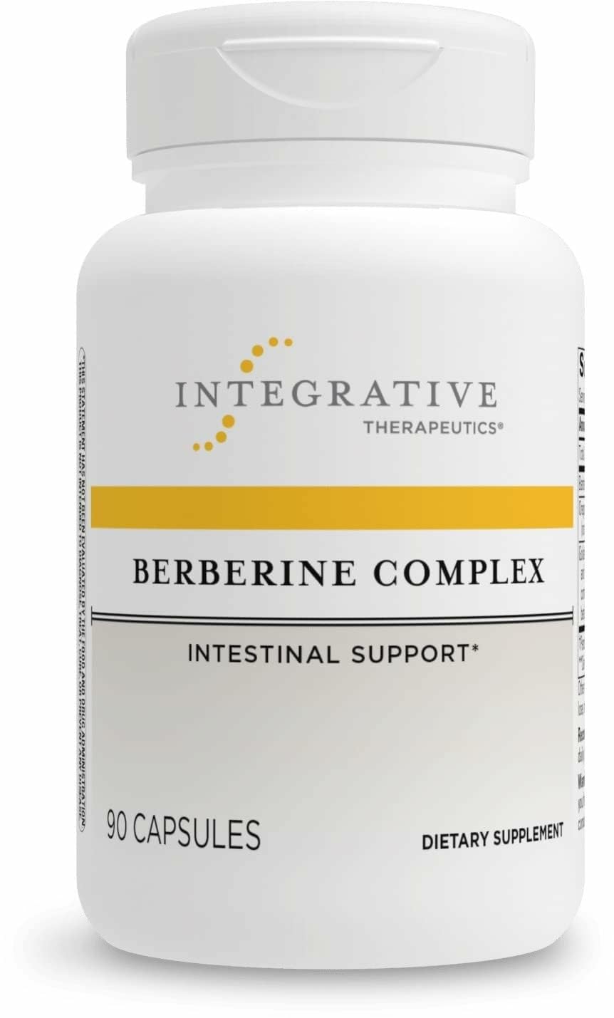 Integrative Therapeutics Berberine Complex - Digestive & Gut Health Supplement* - Vegan, Gluten-Free & Dairy-Free - 90 Capsules (45 Servings) - Medaid International