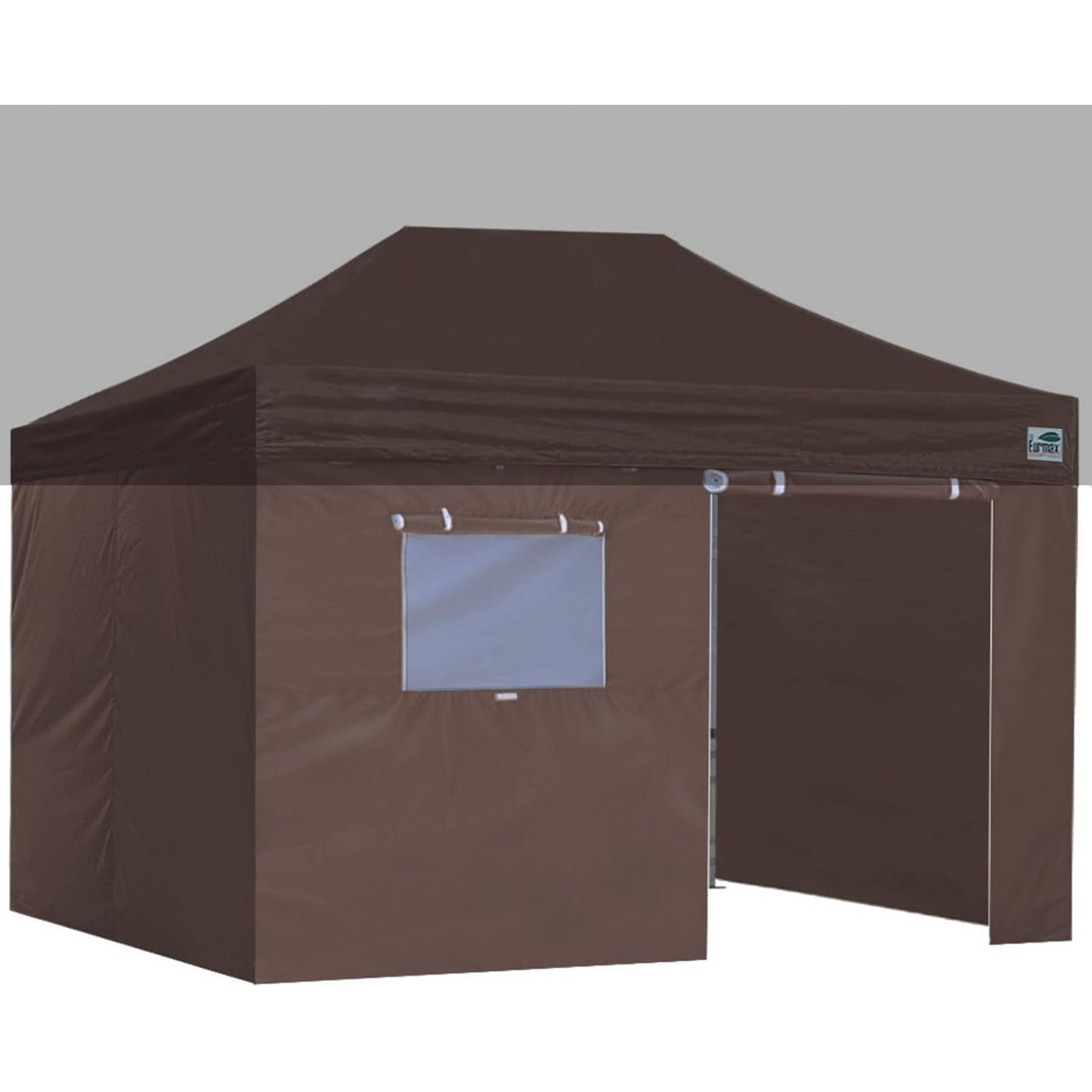 Eurmax USA Full Zippered Walls for 10 x 20 Easy Pop Up Canopy Tent,Enclosure Sidewall Kit with Roller Up Mesh Window and Door 4 Walls ONLY,NOT Including Frame and Top（White） - Medaid International
