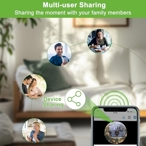 Wireless Video Doorbell Camera with Chime, Head-to-Toe View 2K HD Smart WiFi Door Bell with Camera Battery Operated Motion Detection Night Vision 2-Way Audio Support Cloud Storage Works with Alexa - Medaid International