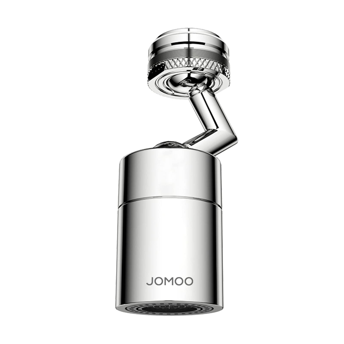 JOMOO Splash Filter Faucet Aerator, 360-Degree Rotate Conservation Faucet with 5 Adapters and Gasket, Faucet Sprayer Replacement Part for Kitchen and Bathroom