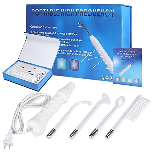 Reliefto - Portable High Frequency Facial Wand for Acne, Wrinkles & Dark Circles