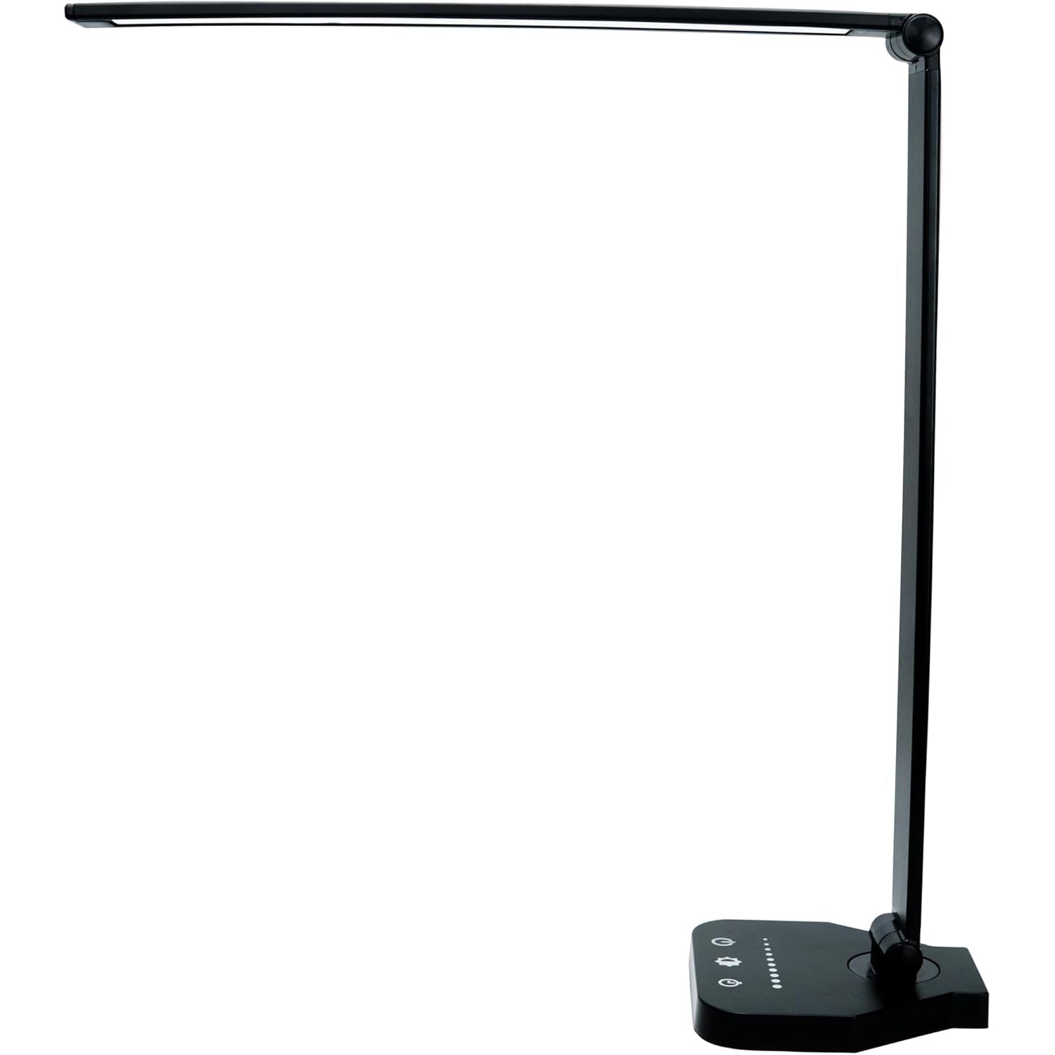 White crown LED Desk Lamp Dimmable Table Lamp Reading Lamp with USB Charging Port, 5 Lighting Modes, Sensitive Control, 30/60 Minutes Auto-Off Timer, Eye-Caring Office Lamp - Medaid International