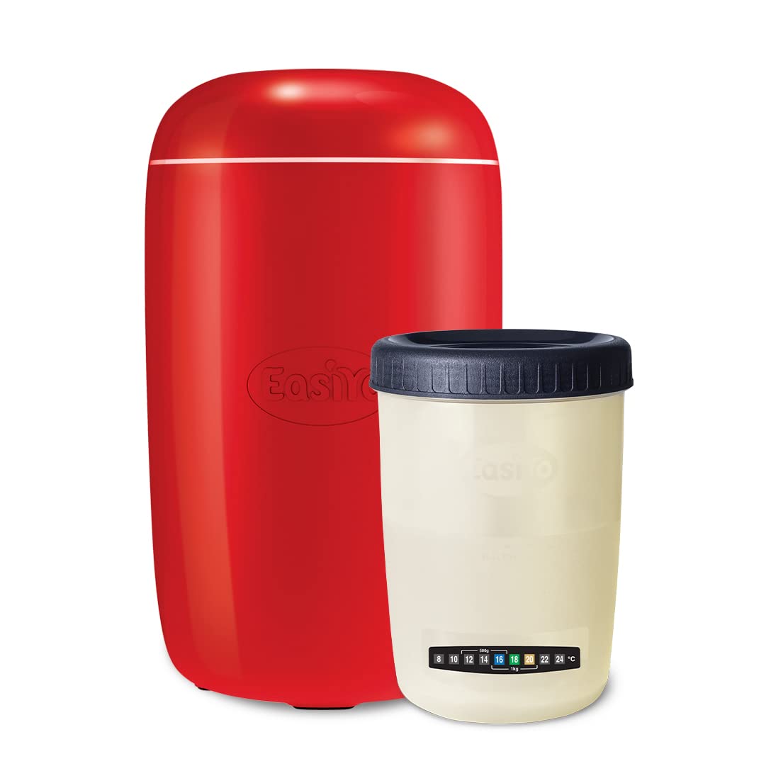 EasiYo Red Yogurt Maker 1KG with Jar & Instructions | Yoghurt Maker - Medaid International