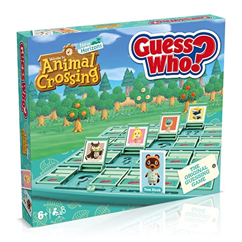 Winning Moves - Animal Crossing Guess Who? Board Game for Ages 4+, Fun Character Guessing Game with Tom Nook & Friends