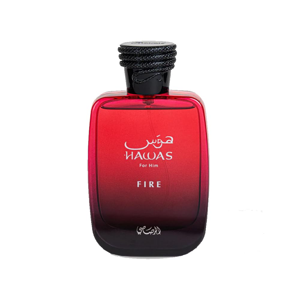 Rasasi Hawas For Men Eau De Parfum Spray 100ML (3.4 Oz) - Long Lasting Arabian Perfume, Premium Perfume Men, Ideal for Special Occasions & Daily Elegance, A Bold and Captivating Fragrance