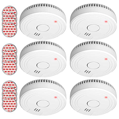 Elro - FS1805M Smoke Alarm Set with Magnetic Mounting, 5-Year Battery Life, 9V, 6-Piece