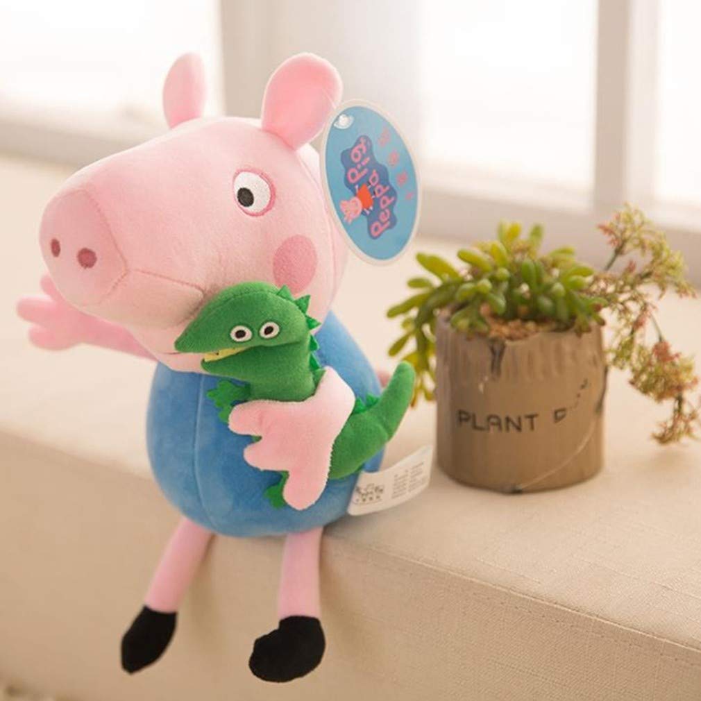 AM ANNA 4Pcs/set Peppa Pig Stuffed Plush Toy 25/30cm Peppa George Pig Family Party Dolls Toys Animal Plush Toys