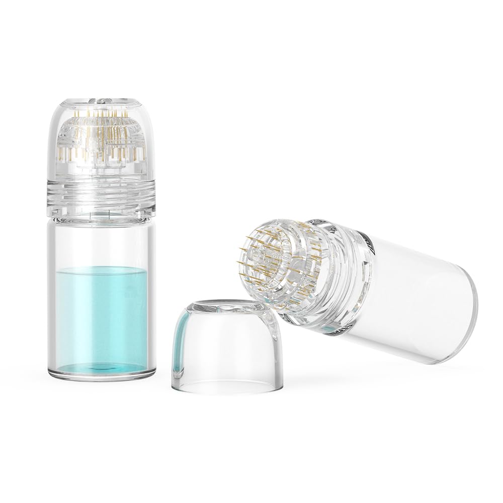 Serum Applicator Hydra Roller Derma Stamp Fine Touch Microneedling Roller Stamp 0.25mm (No Serum) - Medaid International