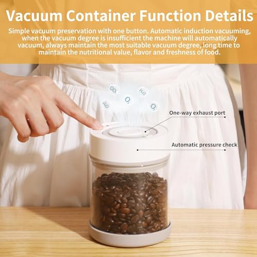 Minidiva - Smart Vacuum Container with One-Button Operation & Date Tracking