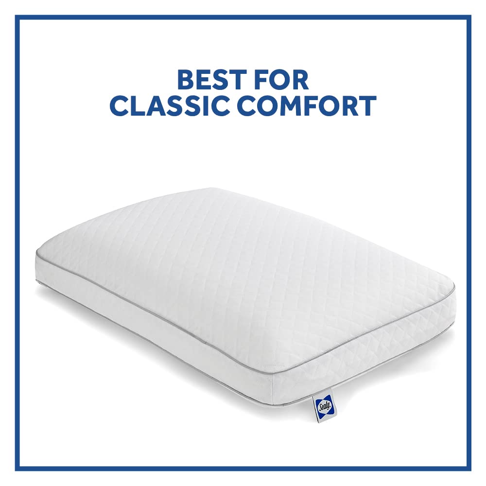Sealy Essentials Pillow, Standard, White 2 Count - Medaid International