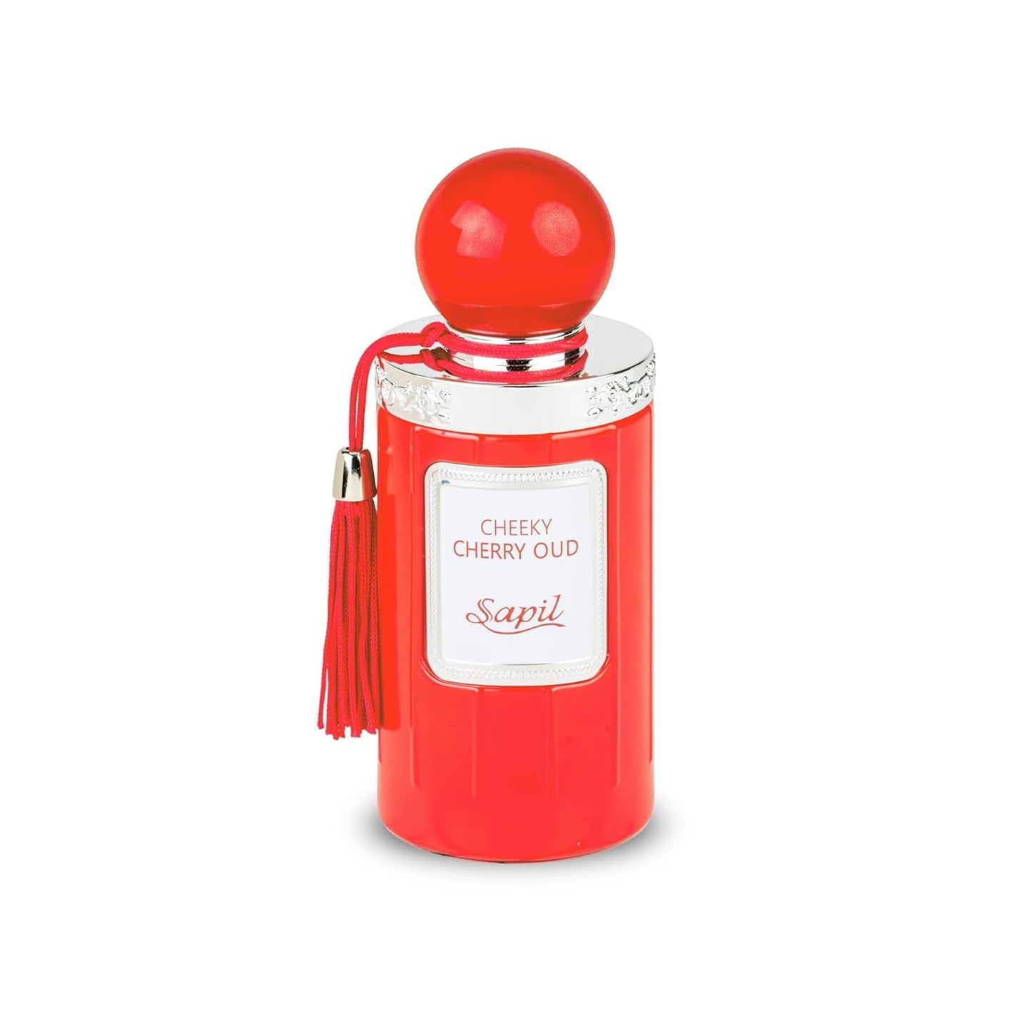 Sapil Cheeky Cheery Oud Unisex Eau De Parfum - Spicy Cherry & Rose Blend with Oud Twist - Long Lasting Niche Perfume for Men & Women - 3.38 oz - Medaid International