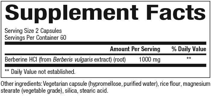 Natural Factors WellBetX Berberine - Daily Supplement Supports Metabolic Health - Formula Supports Healthy Heart - Gluten-Free & Vegan - 120 Vegetarian Capsules (120 Servings) - Medaid International