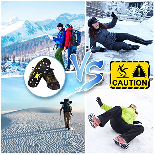 Winline - Durable Stainless Steel Shoe Spikes for Winter Grip & Safety