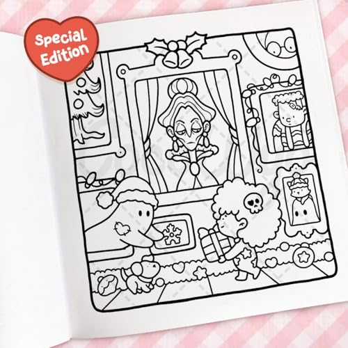 Cozy Christmas: Coloring Book for Adults and Kids (Cozy Spaces Coloring) - Medaid International
