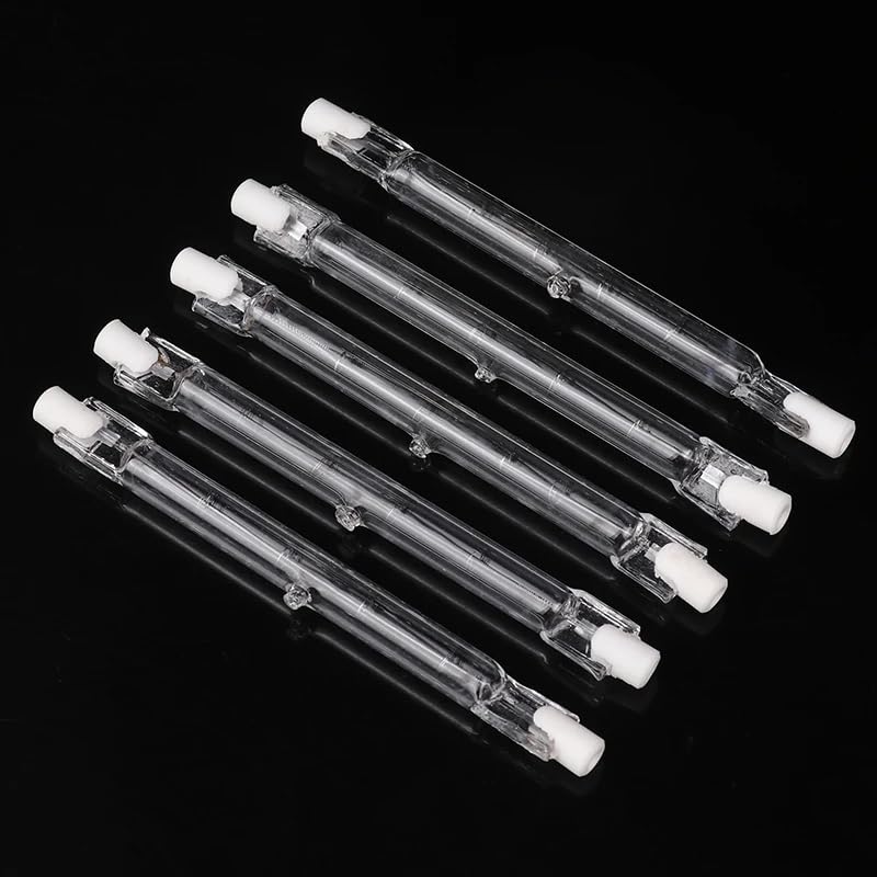 Ledloclb - 5PCS R7s Halogen Light Bulbs, 220-240V, 500W, 118mm, High Colour Temperature