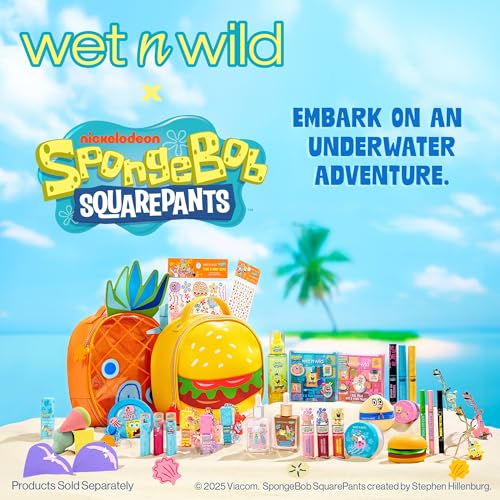 wet n wild SpongeBob SquarePants Collection Makeup Sponge, Hydrophilic Reusable 3D Hourglass Beauty Blender for Smooth & Streak-Free Application – Squidward Tentacles - Medaid International