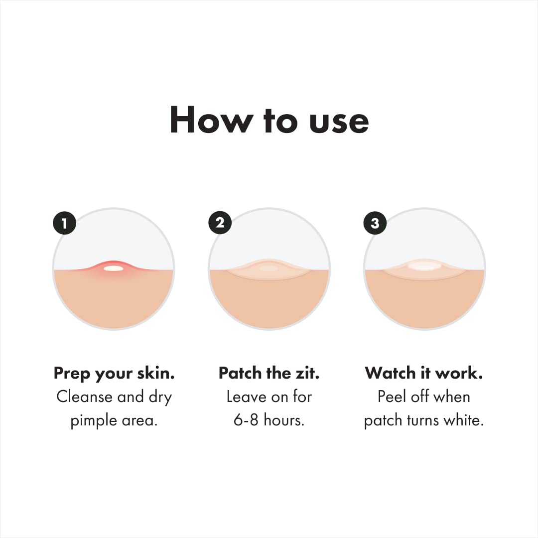 Mighty Patch™ Invisible+ Patch - Daytime Hydrocolloid Acne Pimple Patches for Covering Zits and Blemishes, Ultra Thin Spot Stickers for Face and Skin (24 Medium and 15 Small Patches) - Medaid International