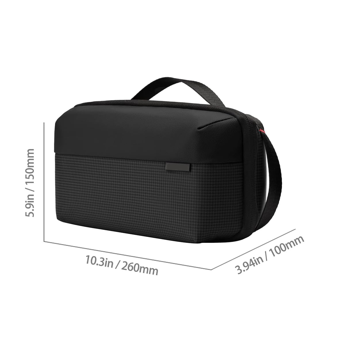 TERRIFI Electronics Organizer Travel Case - Waterproof Tech Pouch, Large Travel-Friendly Bag for Electronic Accessories, Cable, Cord, Charger, Phone - Ideal Tech Organizer for On-the-Go