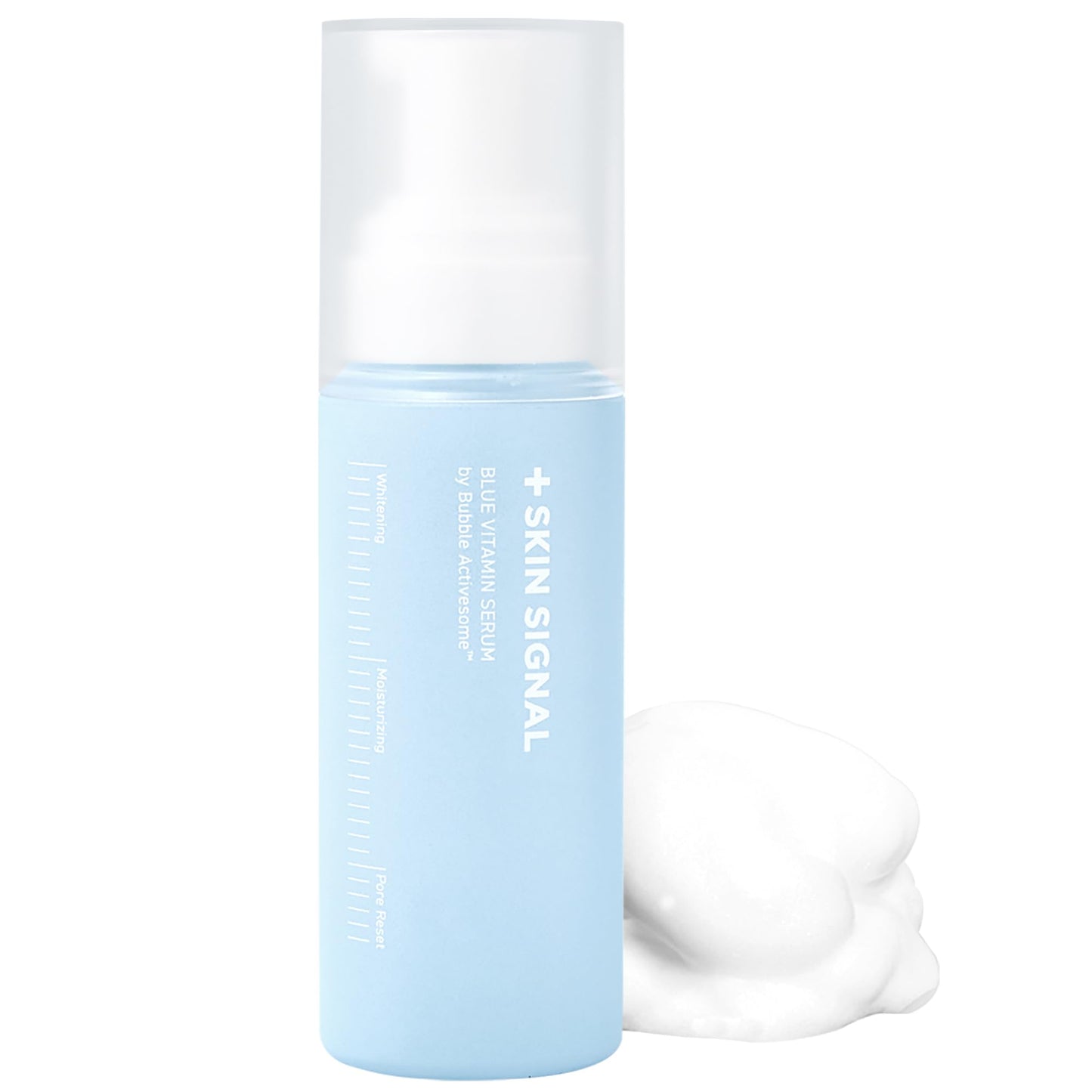 SKIN SIGNAL Blue Vitamin Bubble Serum, Niacinamide 50,000ppm, Adenosine, Pore Care & Skin Tone Support, Anti-Wrinkle, Korean Face Serum, 2.36 Fl Oz - Medaid International
