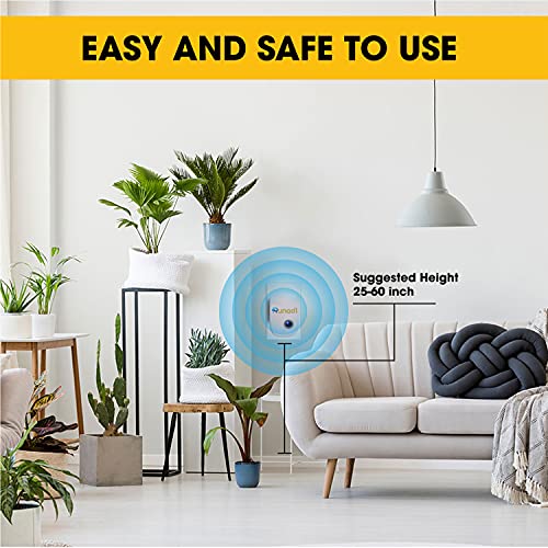 Bezano - Ultrasonic Mouse Repellent 6 Packs, Durable Pest Control, Wide Coverage