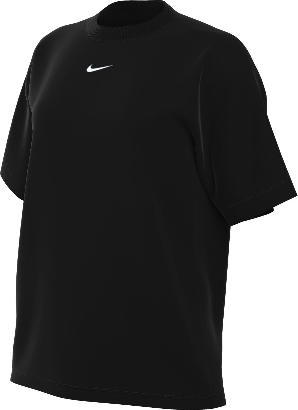 Nike Sportswear Essential Women's T-Shirt (Black/White) Size Small - Medaid International