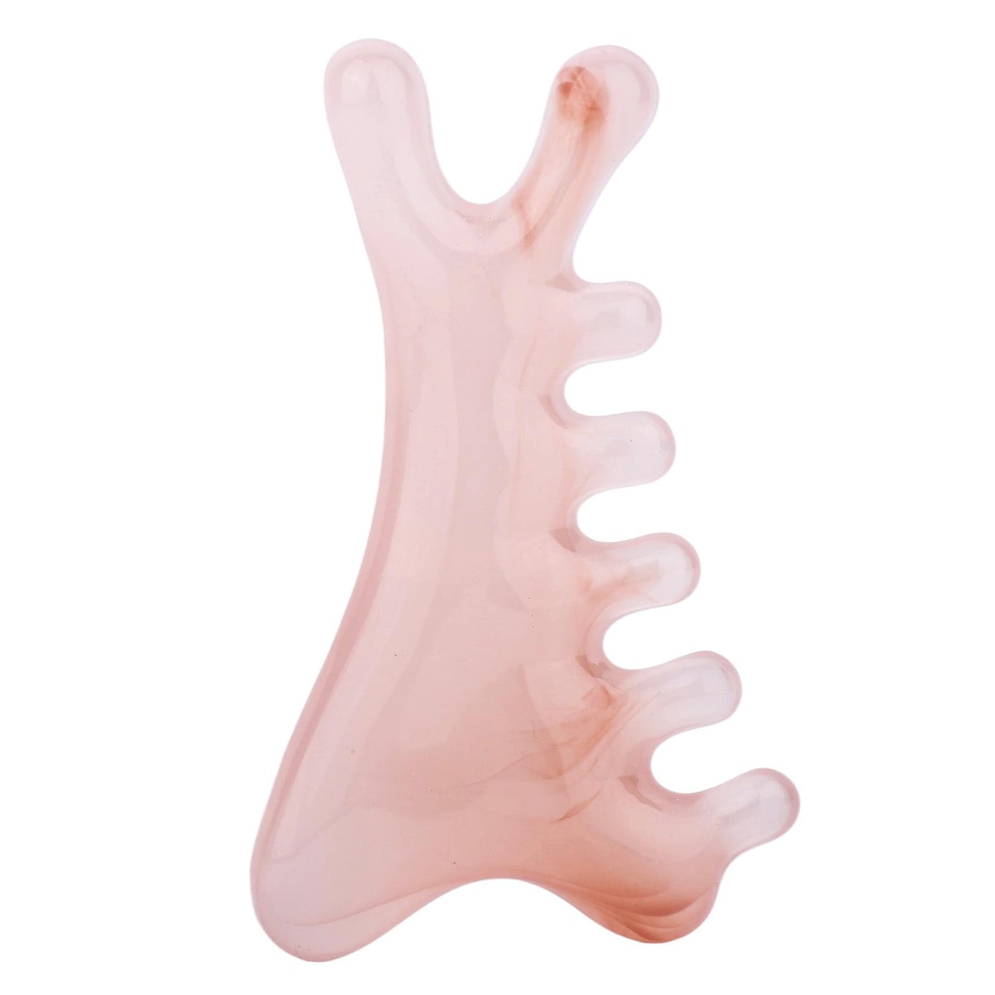 4-in-1 Multifunctional Gua Sha Massage Comb, Durable Resin Scalp Massage Guasha Comb Reusable Gua Sha Tool for Head Face Neck & Body (Pink) - Medaid International